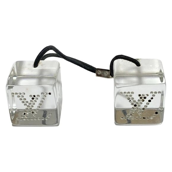 Auth LOUIS VUITTON Hair Cube Uncursion - Clear Unconfirmed Other Jewellery Resin - Picture 1 of 3